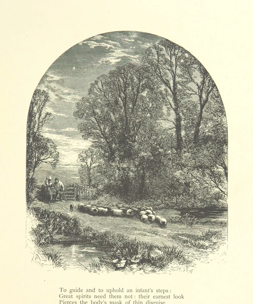 An illustration from Beauties of English landscape. Drawn by Birket Foster. Engraved by Dalziel Brothers, J. Cooper ... and others, 1874, leaf 153