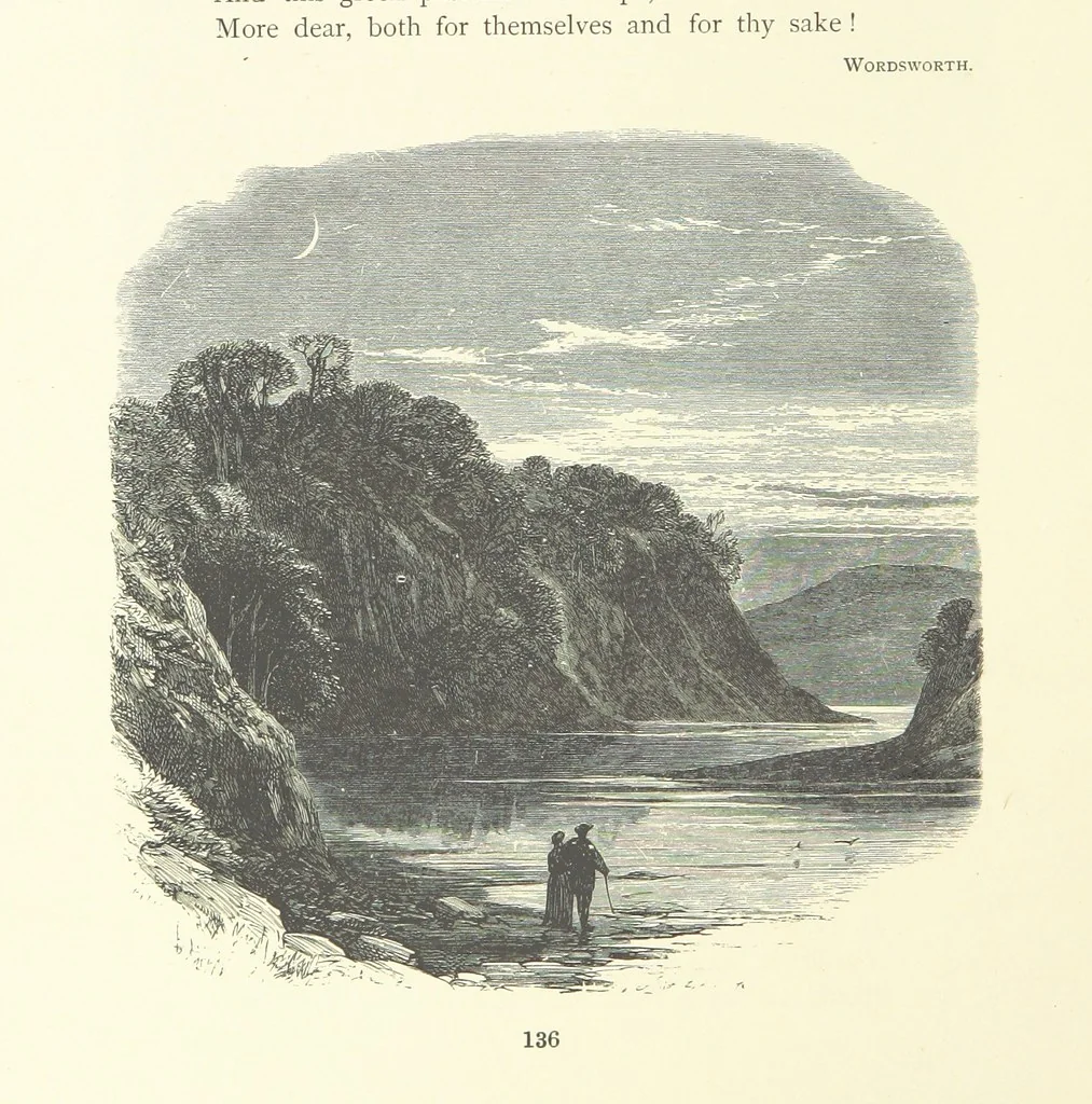 An illustration from Beauties of English landscape. Drawn by Birket Foster. Engraved by Dalziel Brothers, J. Cooper ... and others, 1874, leaf 160