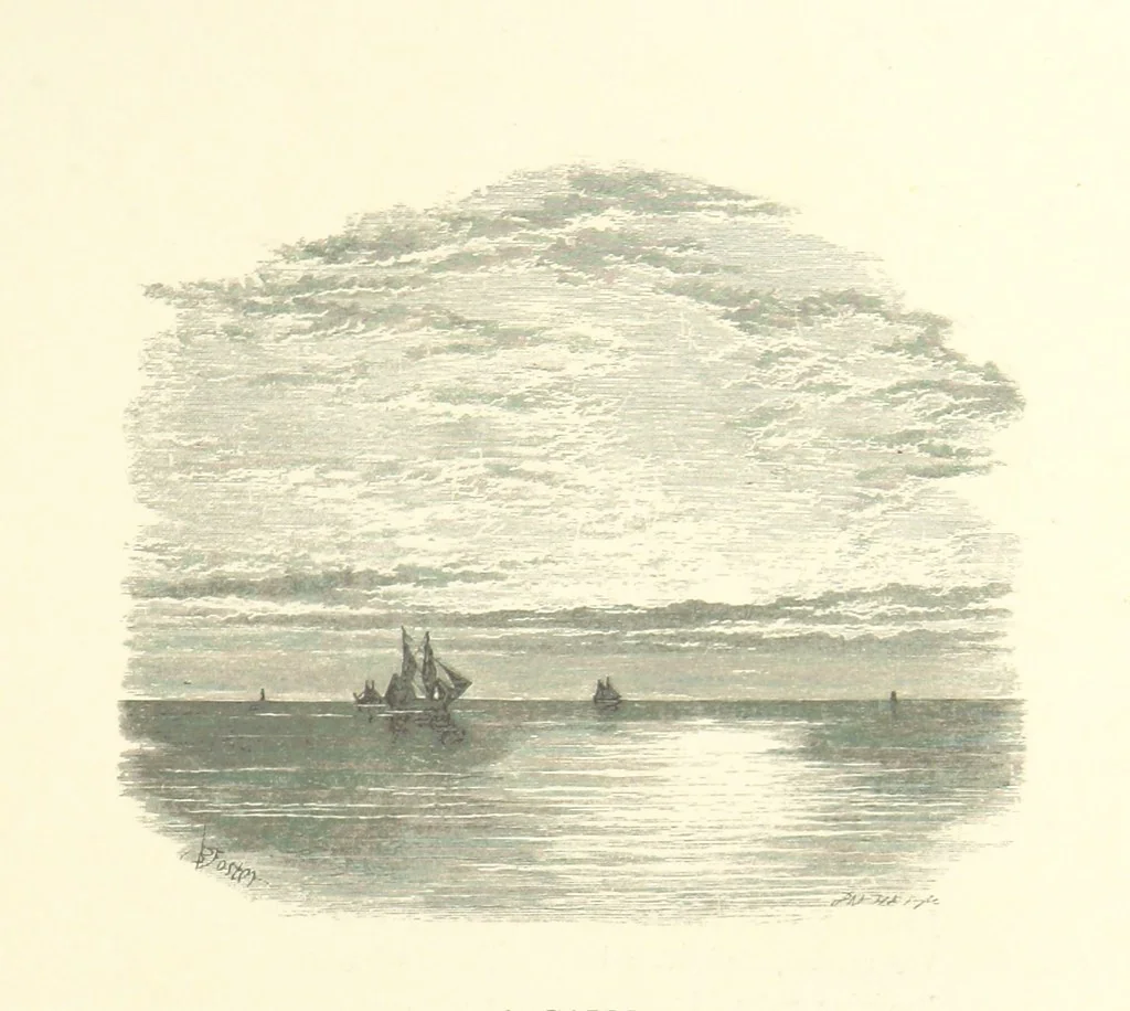 An illustration from Beauties of English landscape. Drawn by Birket Foster. Engraved by Dalziel Brothers, J. Cooper ... and others, 1874, leaf 161