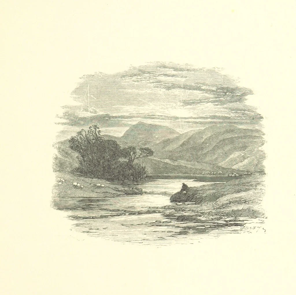An illustration from Beauties of English landscape. Drawn by Birket Foster. Engraved by Dalziel Brothers, J. Cooper ... and others, 1874, leaf 165