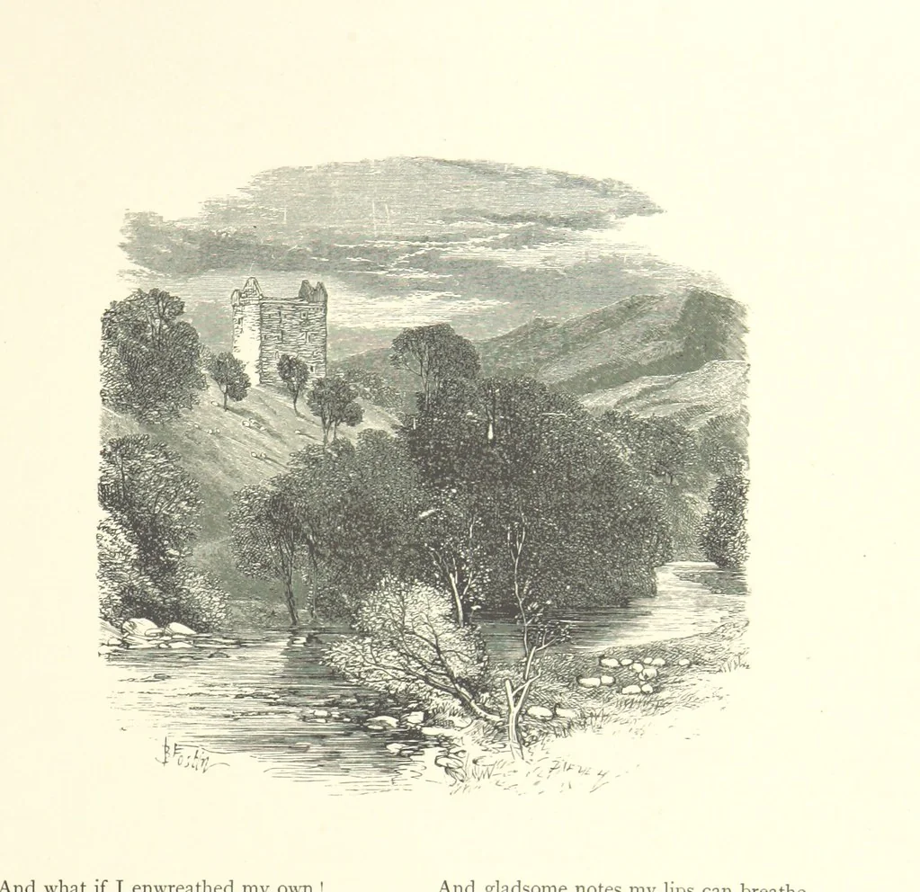 An illustration from Beauties of English landscape. Drawn by Birket Foster. Engraved by Dalziel Brothers, J. Cooper ... and others, 1874, leaf 167