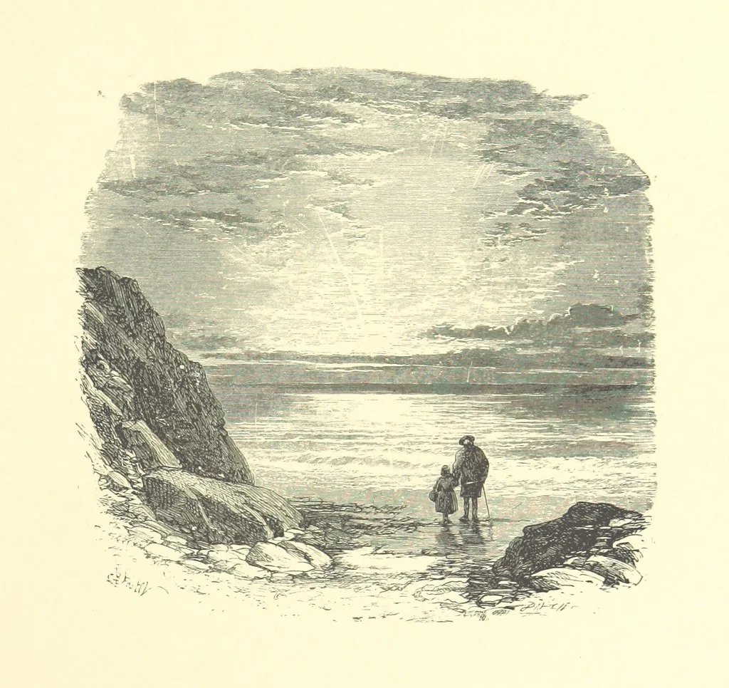 An illustration from Beauties of English landscape. Drawn by Birket Foster. Engraved by Dalziel Brothers, J. Cooper ... and others, 1874, leaf 173