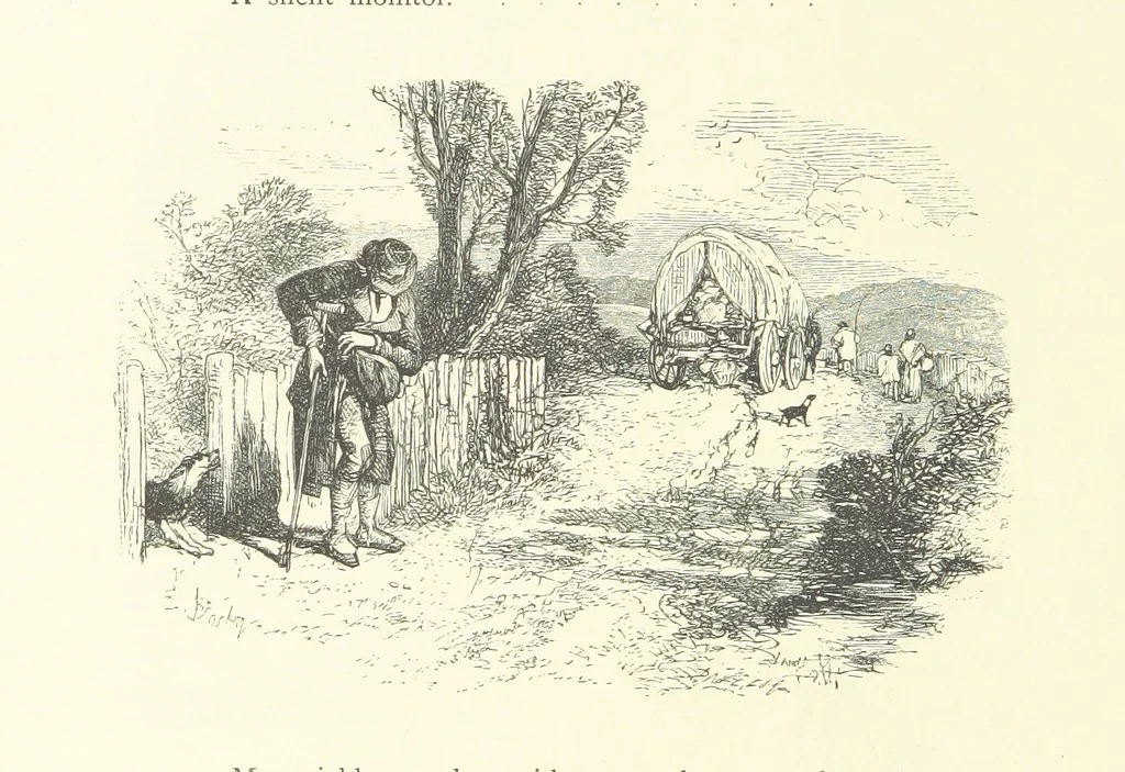 An illustration from Beauties of English landscape. Drawn by Birket Foster. Engraved by Dalziel Brothers, J. Cooper ... and others, 1874, leaf 178