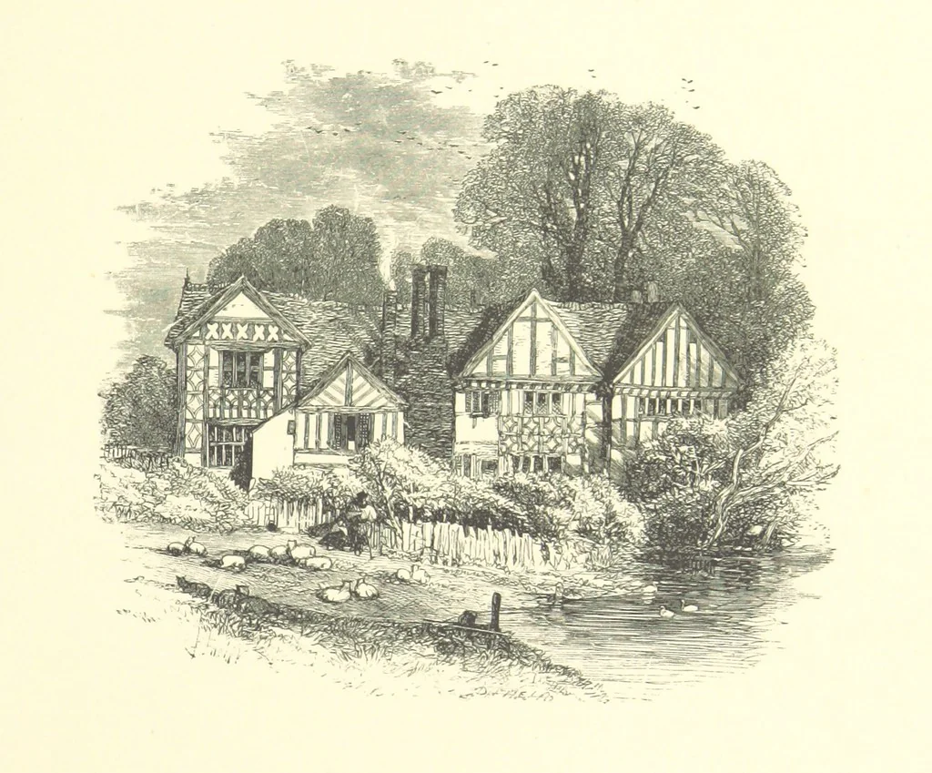 An illustration from Beauties of English landscape. Drawn by Birket Foster. Engraved by Dalziel Brothers, J. Cooper ... and others, 1874, leaf 187