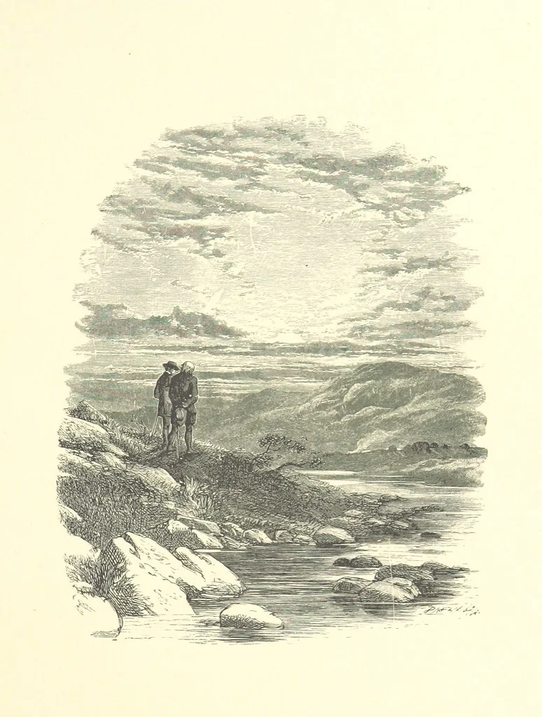An illustration from Beauties of English landscape. Drawn by Birket Foster. Engraved by Dalziel Brothers, J. Cooper ... and others, 1874, leaf 189