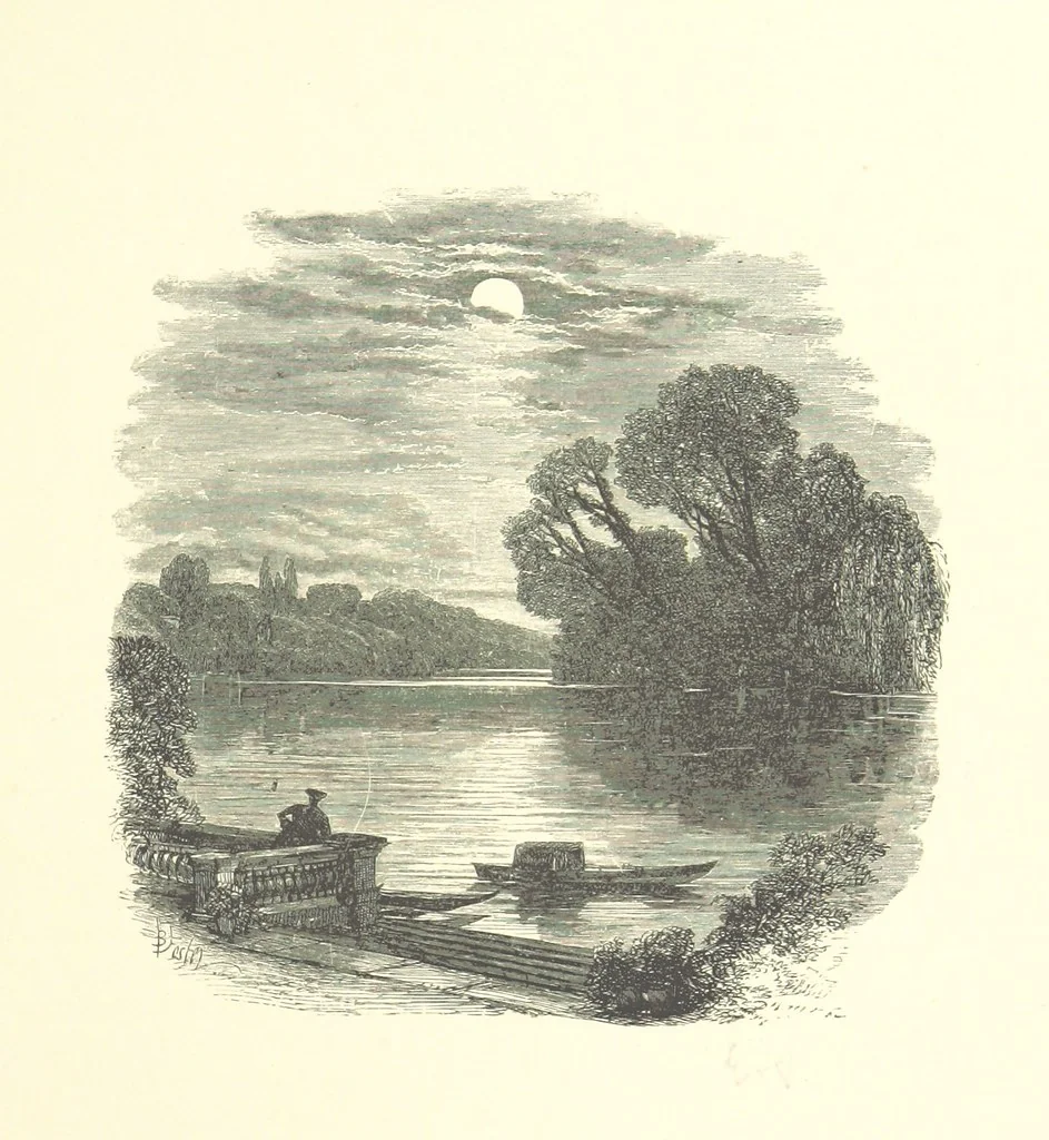 An illustration from Beauties of English landscape. Drawn by Birket Foster. Engraved by Dalziel Brothers, J. Cooper ... and others, 1874, leaf 195