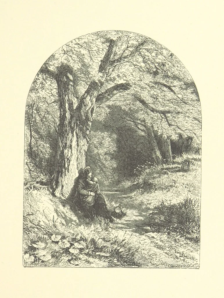 An illustration from Beauties of English landscape. Drawn by Birket Foster. Engraved by Dalziel Brothers, J. Cooper ... and others, 1874, leaf 197