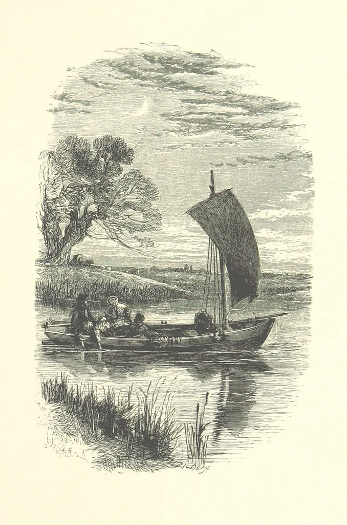 An illustration from Beauties of English landscape. Drawn by Birket Foster. Engraved by Dalziel Brothers, J. Cooper ... and others, 1874, leaf 211