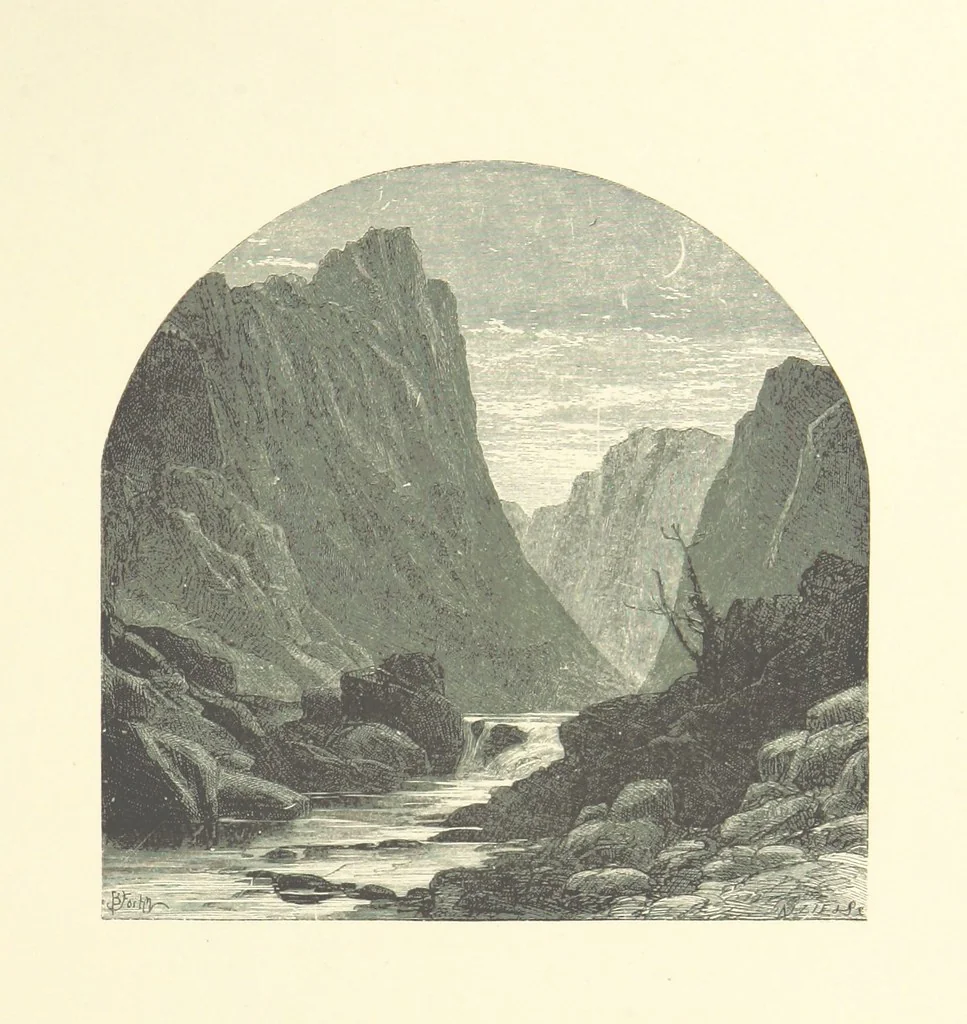 An illustration from Beauties of English landscape. Drawn by Birket Foster. Engraved by Dalziel Brothers, J. Cooper ... and others, 1874, leaf 231