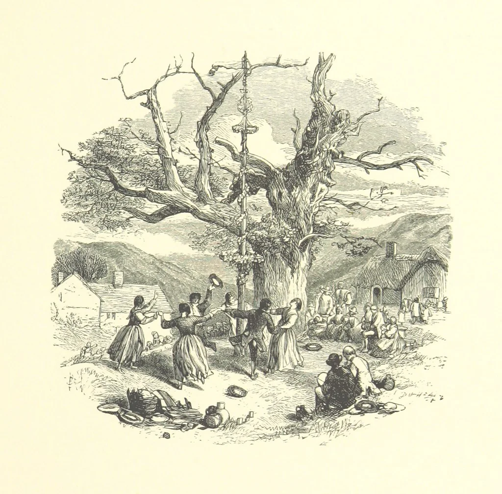 An illustration from Beauties of English landscape. Drawn by Birket Foster. Engraved by Dalziel Brothers, J. Cooper ... and others, 1874, leaf 239
