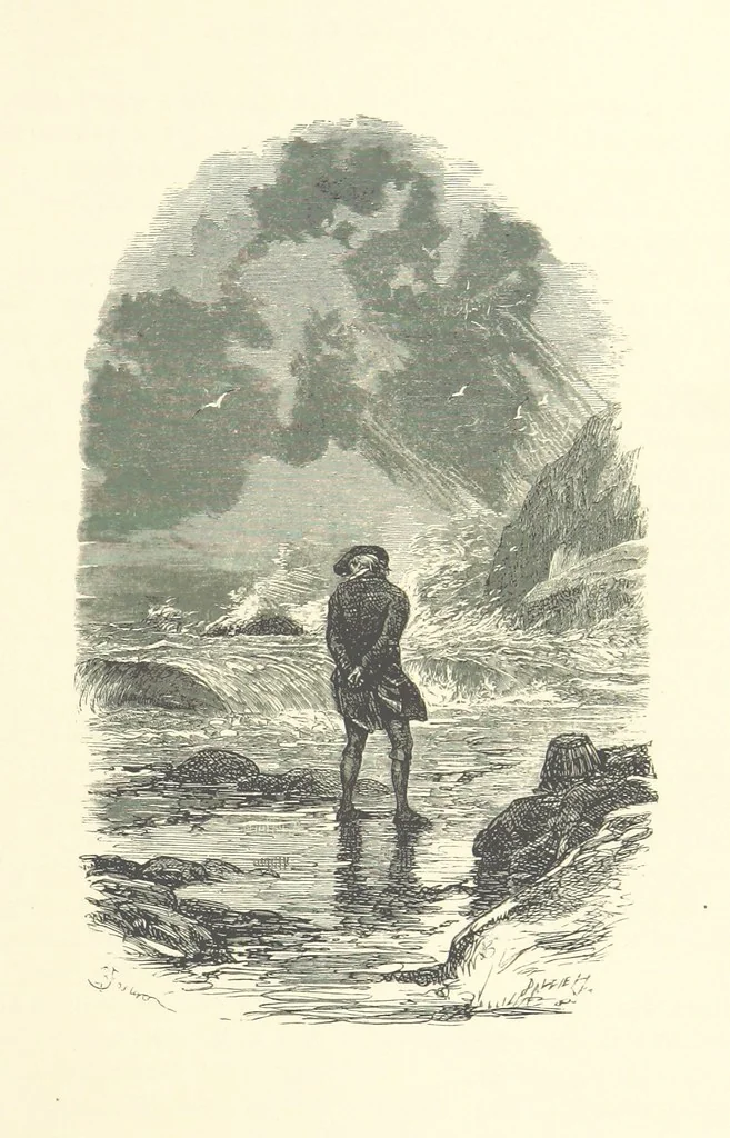 An illustration from Beauties of English landscape. Drawn by Birket Foster. Engraved by Dalziel Brothers, J. Cooper ... and others, 1874, leaf 243