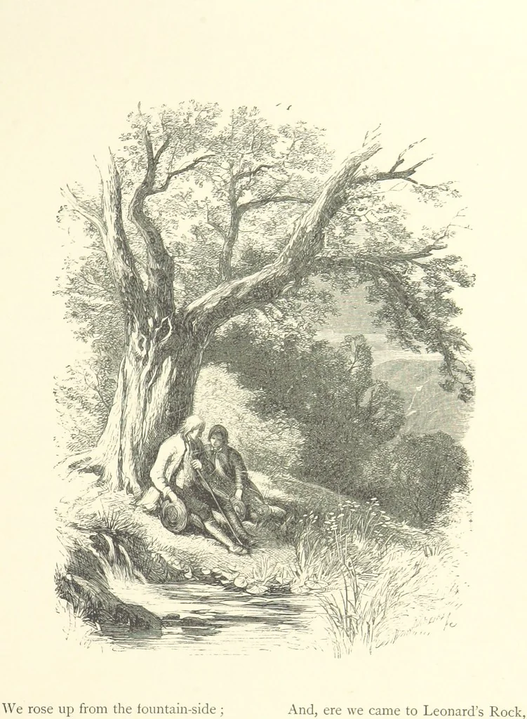 An illustration from Beauties of English landscape. Drawn by Birket Foster. Engraved by Dalziel Brothers, J. Cooper ... and others, 1874, leaf 263