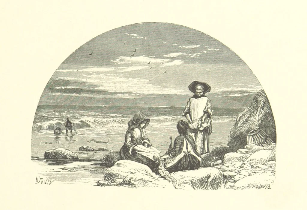 An illustration from Beauties of English landscape. Drawn by Birket Foster. Engraved by Dalziel Brothers, J. Cooper ... and others, 1874, leaf 267
