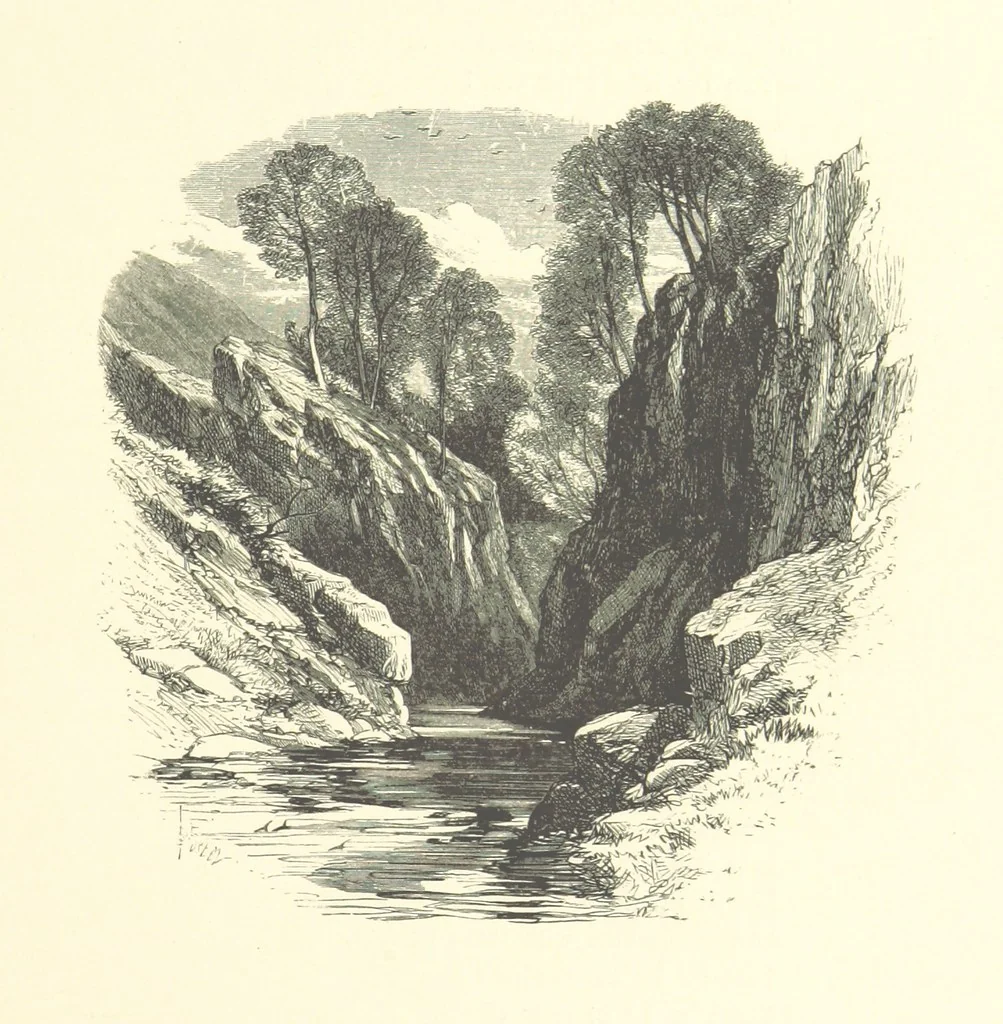 An illustration from Beauties of English landscape. Drawn by Birket Foster. Engraved by Dalziel Brothers, J. Cooper ... and others, 1874, leaf 271