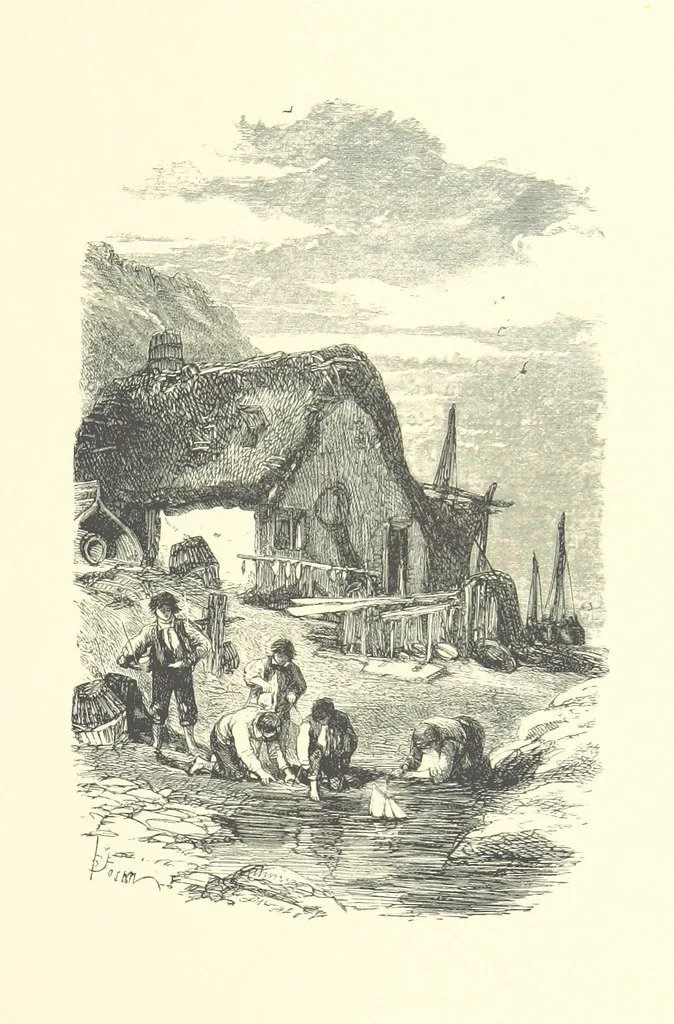 An illustration from Beauties of English landscape. Drawn by Birket Foster. Engraved by Dalziel Brothers, J. Cooper ... and others, 1874, leaf 279