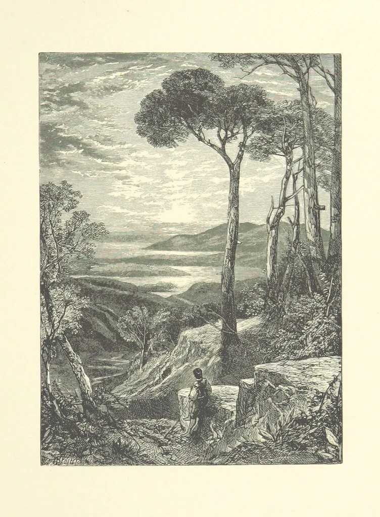 An illustration from Beauties of English landscape. Drawn by Birket Foster. Engraved by Dalziel Brothers, J. Cooper ... and others, 1874, leaf 287