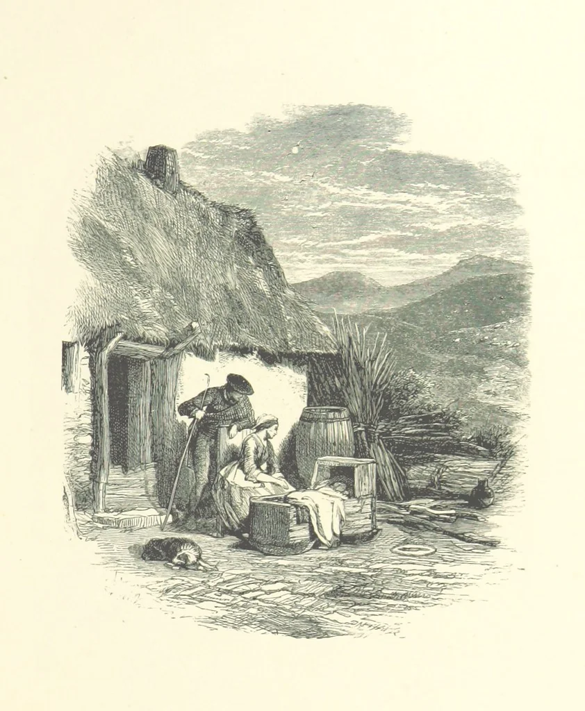 An illustration from Beauties of English landscape. Drawn by Birket Foster. Engraved by Dalziel Brothers, J. Cooper ... and others, 1874, leaf 295