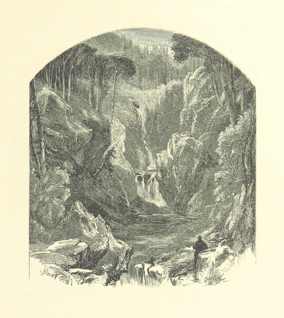 An illustration from Beauties of English landscape. Drawn by Birket Foster. Engraved by Dalziel Brothers, J. Cooper ... and others, 1874, leaf 297