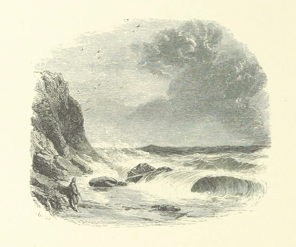 An illustration from Beauties of English landscape. Drawn by Birket Foster. Engraved by Dalziel Brothers, J. Cooper ... and others, 1874, leaf 310
