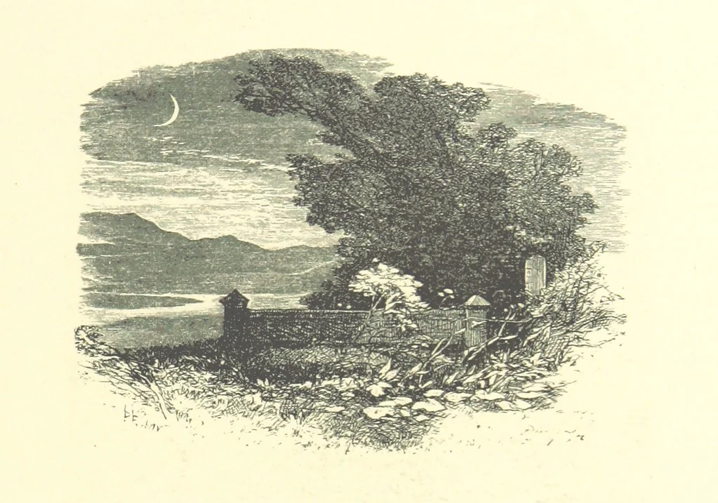 An illustration from Beauties of English landscape. Drawn by Birket Foster. Engraved by Dalziel Brothers, J. Cooper ... and others, 1874, leaf 325