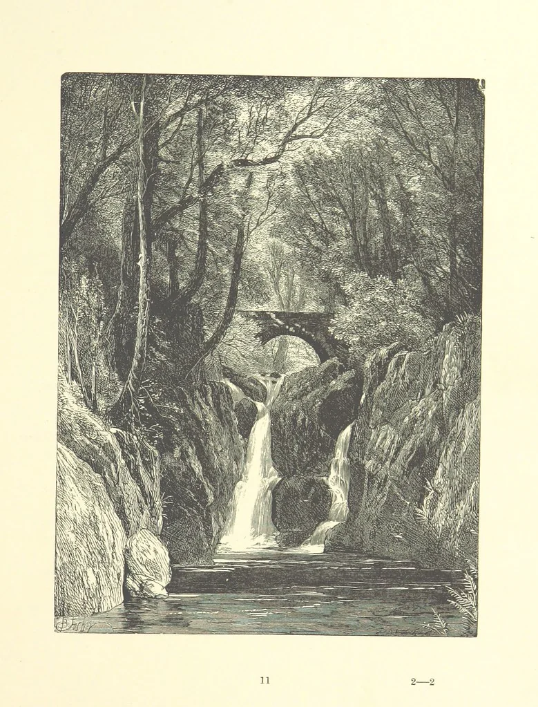 An illustration from Beauties of English landscape. Drawn by Birket Foster. Engraved by Dalziel Brothers, J. Cooper ... and others, 1874, leaf 35