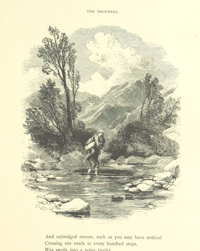 An illustration from Beauties of English landscape. Drawn by Birket Foster. Engraved by Dalziel Brothers, J. Cooper ... and others, 1874, leaf 55