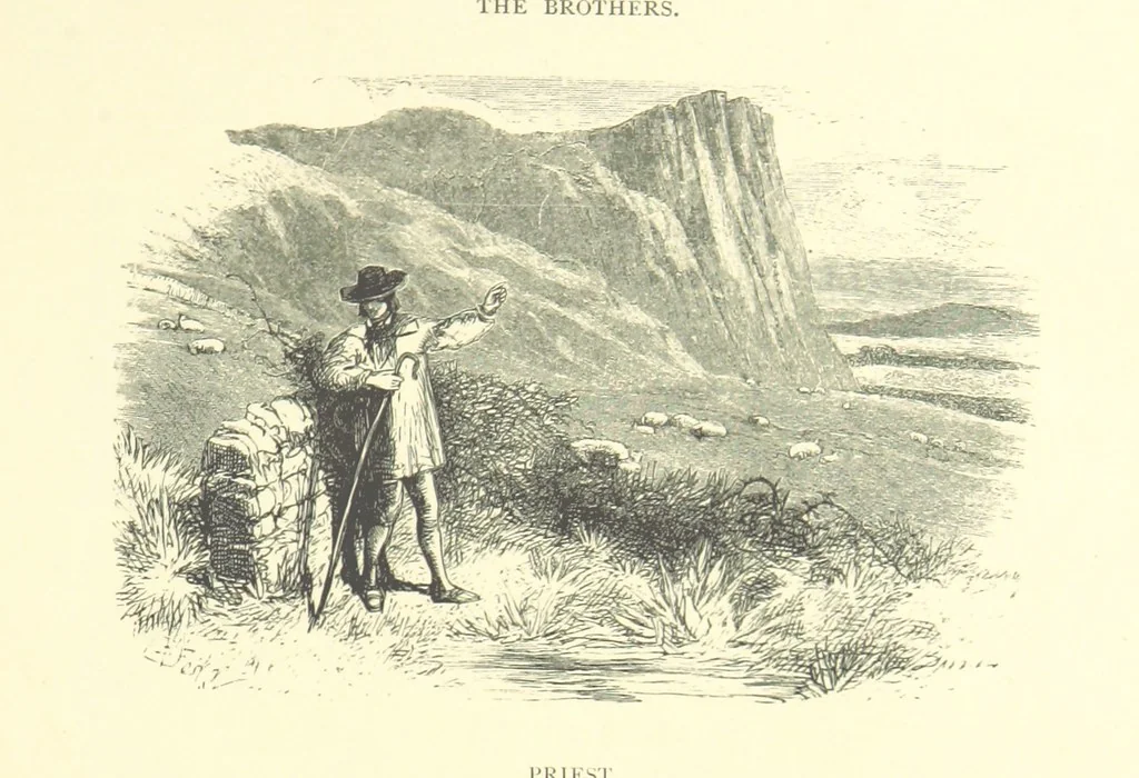 An illustration from Beauties of English landscape. Drawn by Birket Foster. Engraved by Dalziel Brothers, J. Cooper ... and others, 1874, leaf 57