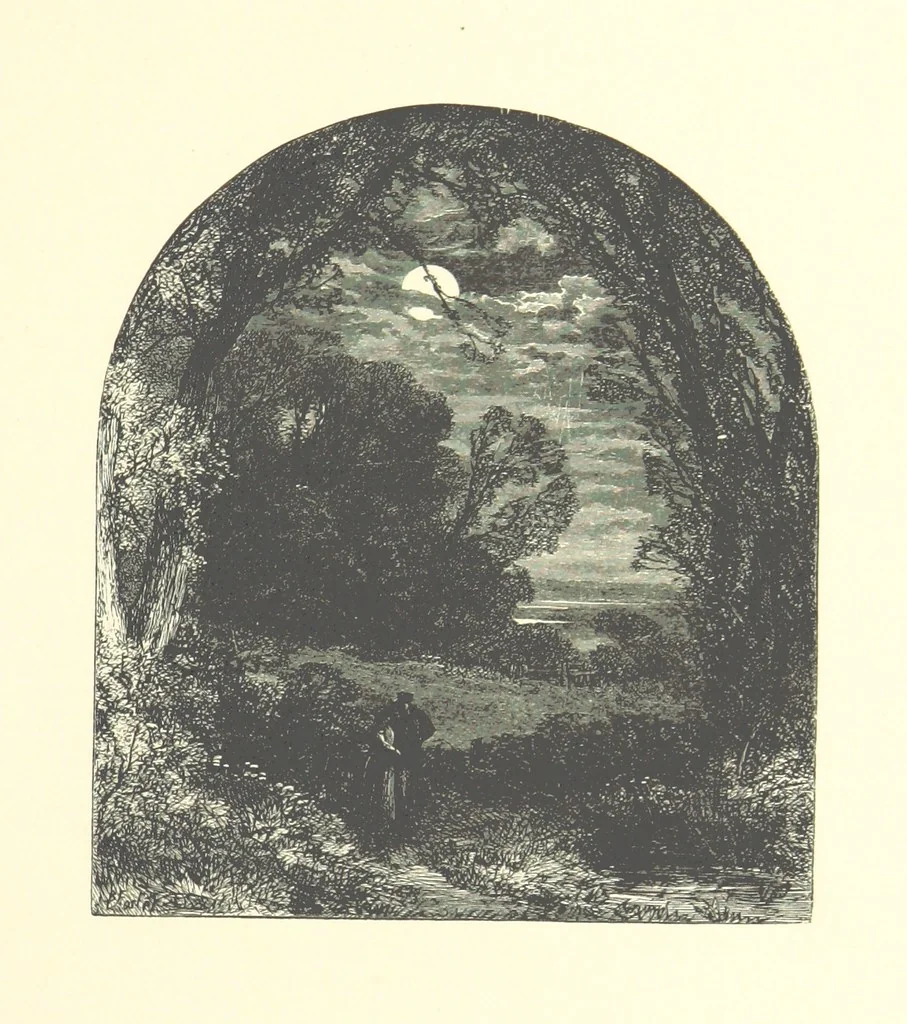 An illustration from Beauties of English landscape. Drawn by Birket Foster. Engraved by Dalziel Brothers, J. Cooper ... and others, 1874, leaf 67
