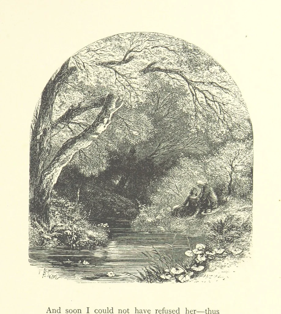 An illustration from Beauties of English landscape. Drawn by Birket Foster. Engraved by Dalziel Brothers, J. Cooper ... and others, 1874, leaf 81