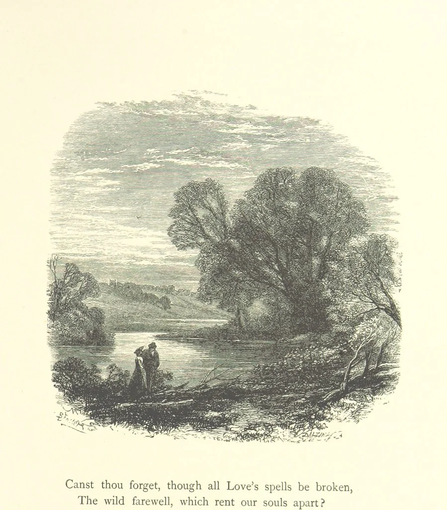 An illustration from Beauties of English landscape. Drawn by Birket Foster. Engraved by Dalziel Brothers, J. Cooper ... and others, 1874, leaf 89
