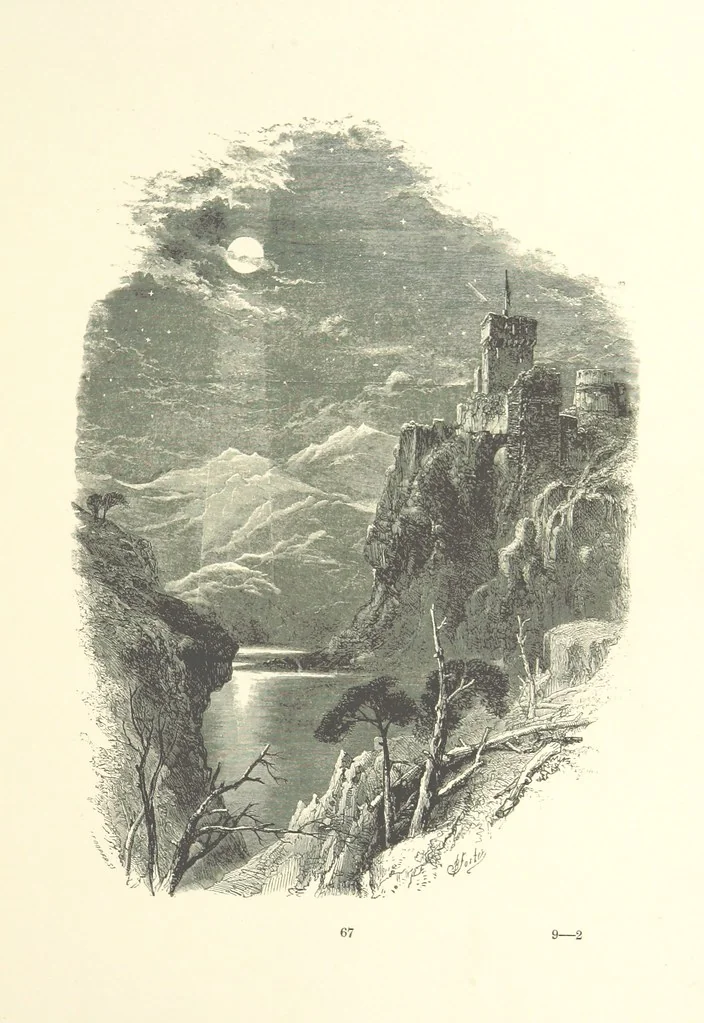 An illustration from Beauties of English landscape. Drawn by Birket Foster. Engraved by Dalziel Brothers, J. Cooper ... and others, 1874, leaf 91