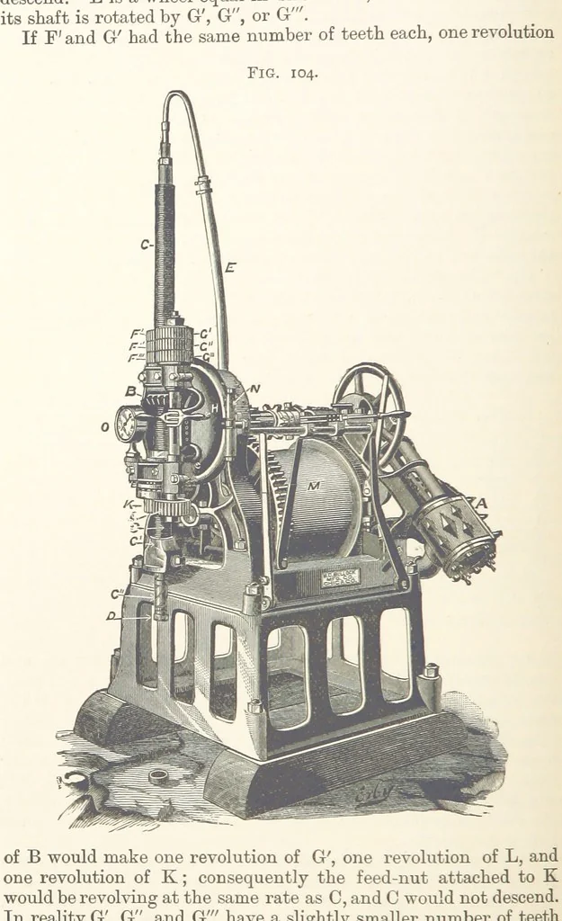 An illustration from A Text-book of Ore and Stone Mining ... With frontispiece and 716 illustrations, 1894, leaf 154