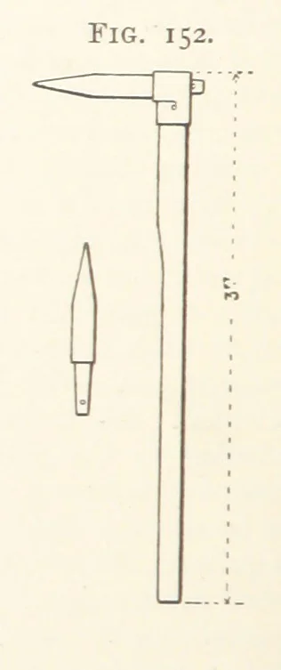 An illustration from A Text-book of Ore and Stone Mining ... With frontispiece and 716 illustrations, 1894, leaf 186