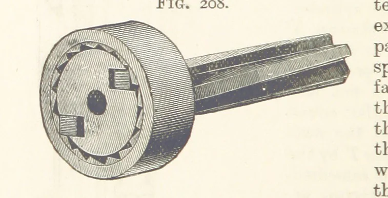 An illustration from A Text-book of Ore and Stone Mining ... With frontispiece and 716 illustrations, 1894, leaf 228