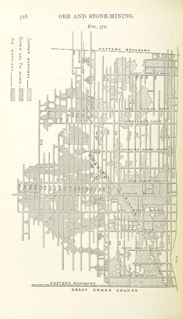 An illustration from A Text-book of Ore and Stone Mining ... With frontispiece and 716 illustrations, 1894, leaf 362