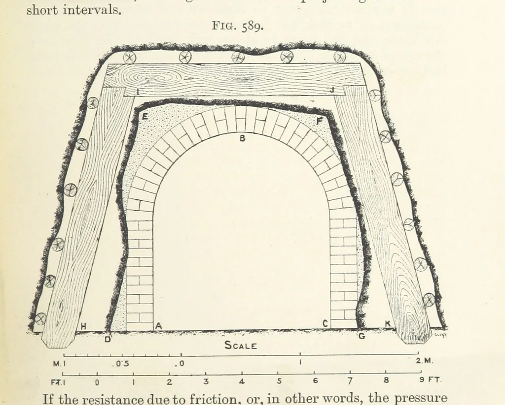 An illustration from A Text-book of Ore and Stone Mining ... With frontispiece and 716 illustrations, 1894, leaf 545