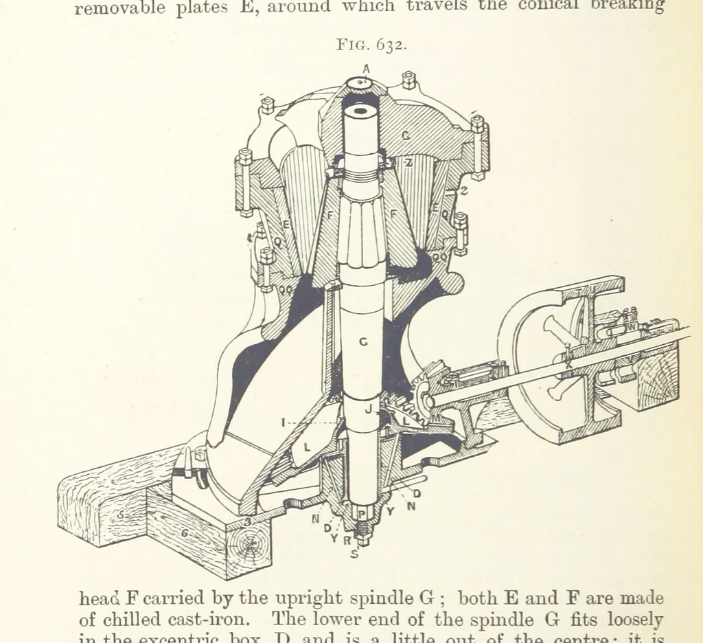 An illustration from A Text-book of Ore and Stone Mining ... With frontispiece and 716 illustrations, 1894, leaf 594