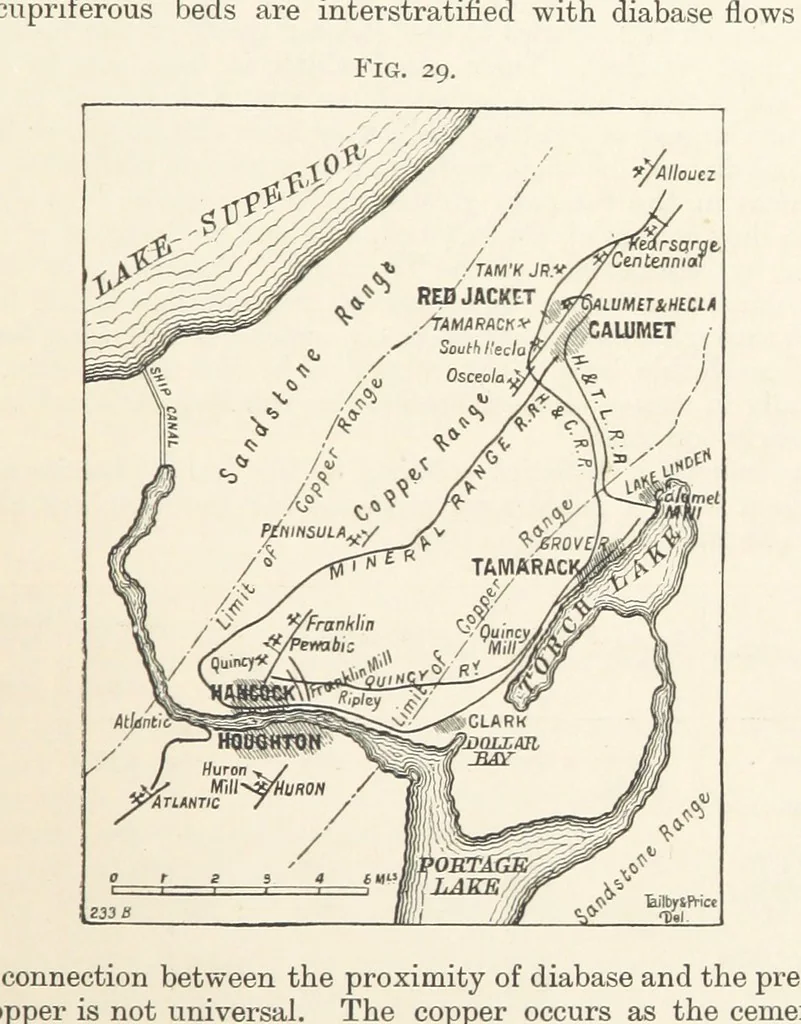 An illustration from A Text-book of Ore and Stone Mining ... With frontispiece and 716 illustrations, 1894, leaf 69