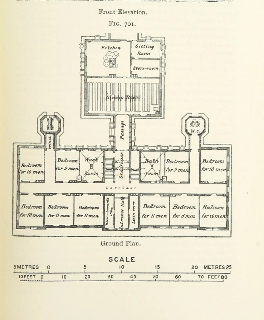 An illustration from A Text-book of Ore and Stone Mining ... With frontispiece and 716 illustrations, 1894, leaf 709