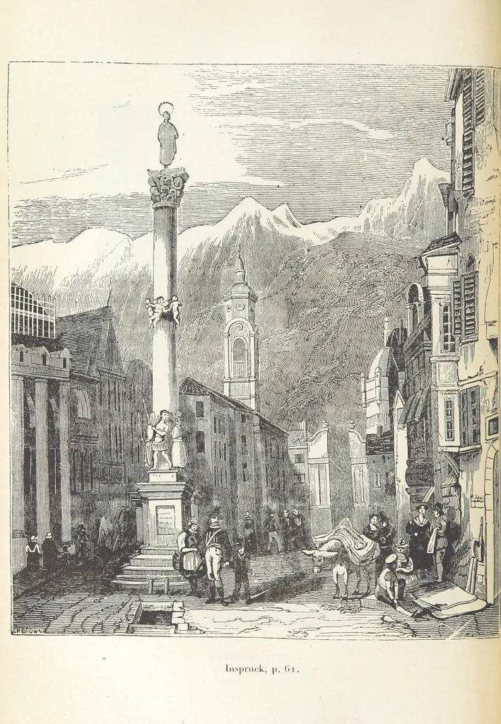 An illustration from Histoire pittoresque des villes les plus remarquables de l'Italie, la Suisse, l'Allemagne, la Russie, la Turquie, la Grèce, l'Asie, l'Afrique et l'Amérique, 1849, leaf 124