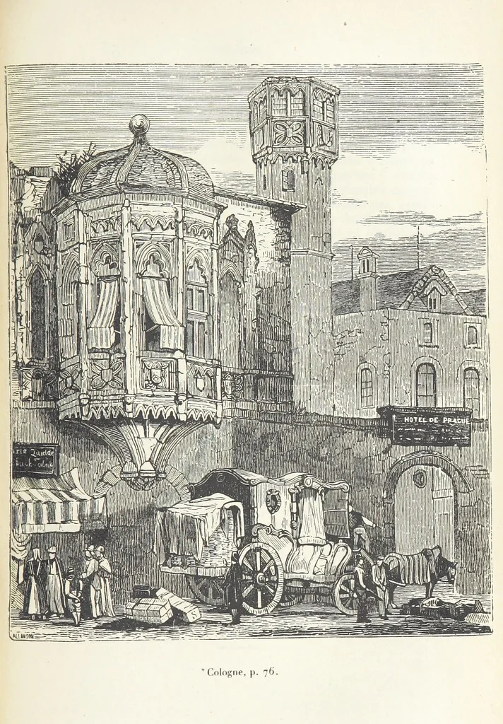 An illustration from Histoire pittoresque des villes les plus remarquables de l'Italie, la Suisse, l'Allemagne, la Russie, la Turquie, la Grèce, l'Asie, l'Afrique et l'Amérique, 1849, leaf 157