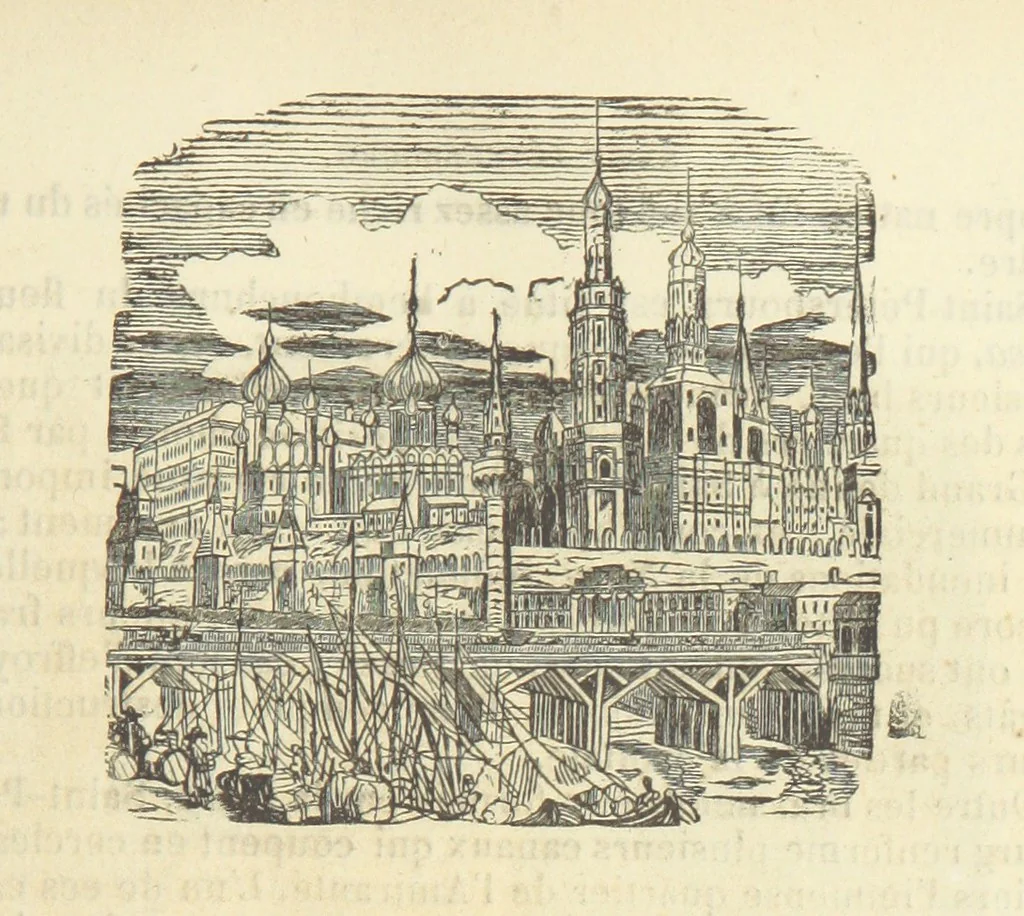 An illustration from Histoire pittoresque des villes les plus remarquables de l'Italie, la Suisse, l'Allemagne, la Russie, la Turquie, la Grèce, l'Asie, l'Afrique et l'Amérique, 1849, leaf 169