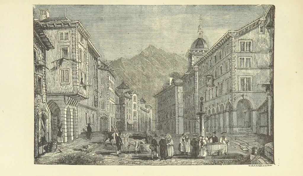 An illustration from Histoire pittoresque des villes les plus remarquables de l'Italie, la Suisse, l'Allemagne, la Russie, la Turquie, la Grèce, l'Asie, l'Afrique et l'Amérique, 1849, leaf 89