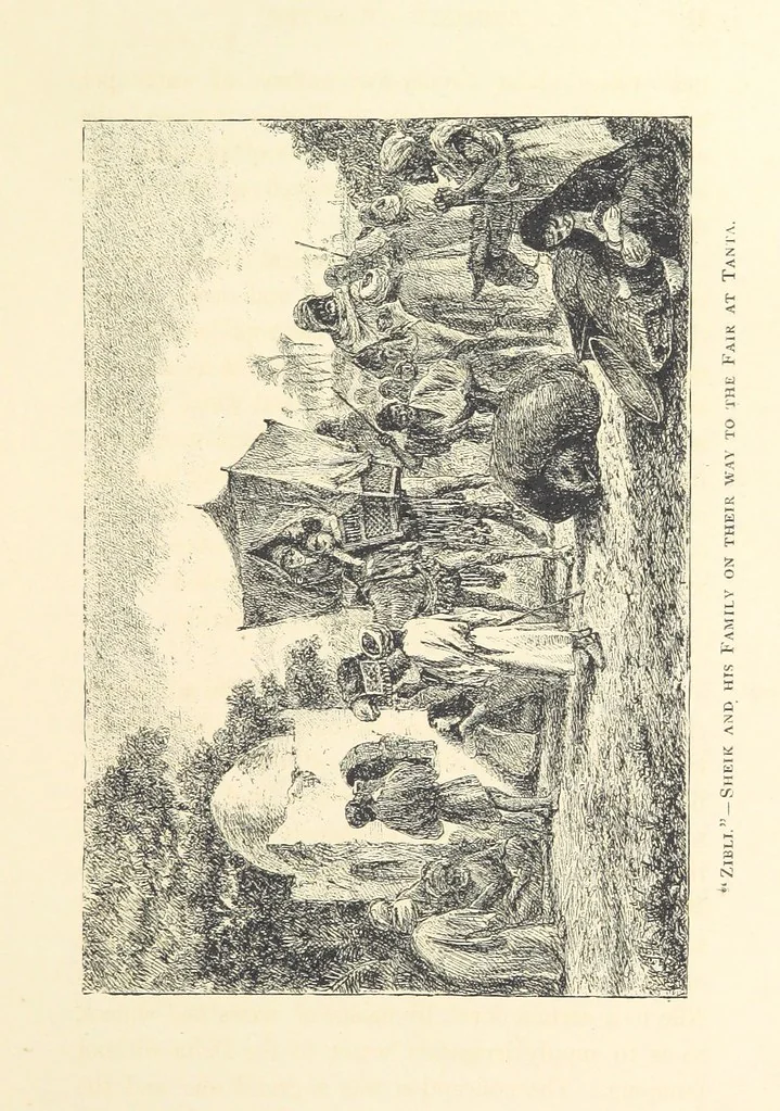 An illustration from Lecture on Egypt, etc, 1880, leaf 107