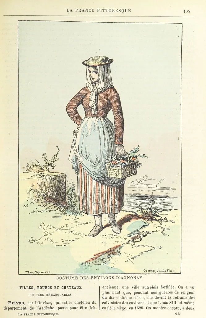 An illustration from La France pittoresque, ou description par départements de la France et de ses colonies, 1882, leaf 117
