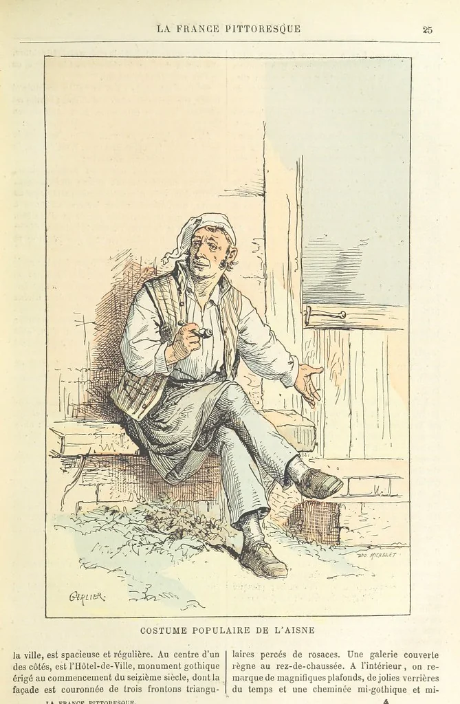An illustration from La France pittoresque, ou description par départements de la France et de ses colonies, 1882, leaf 37