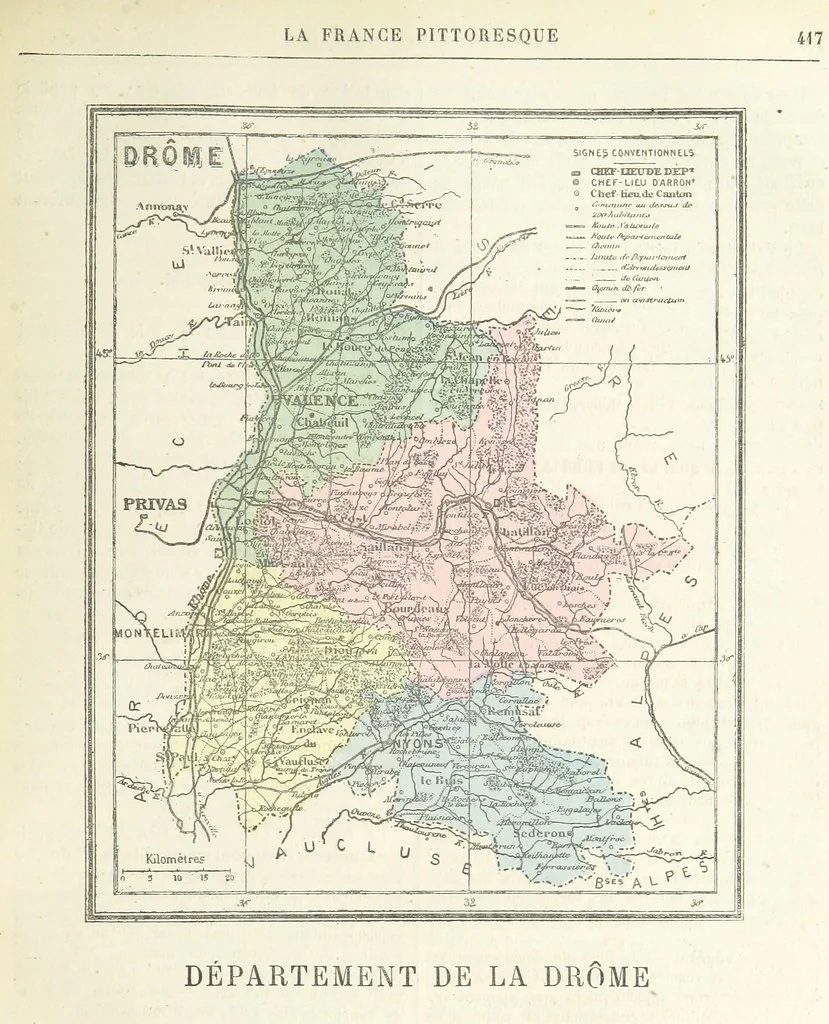 An illustration from La France pittoresque, ou description par départements de la France et de ses colonies, 1882, leaf 429