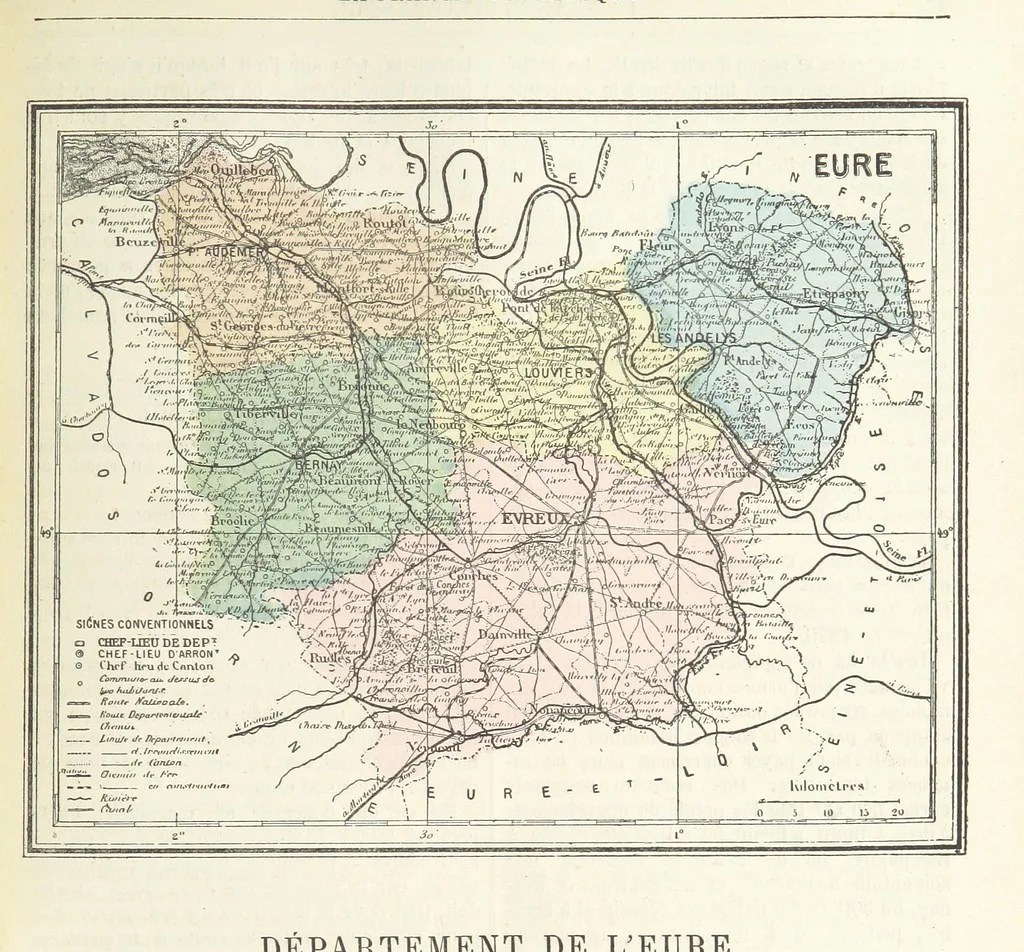An illustration from La France pittoresque, ou description par départements de la France et de ses colonies, 1882, leaf 445