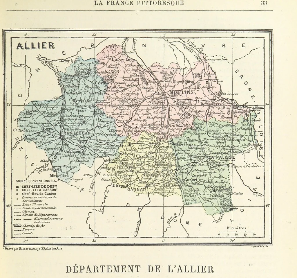 An illustration from La France pittoresque, ou description par départements de la France et de ses colonies, 1882, leaf 45