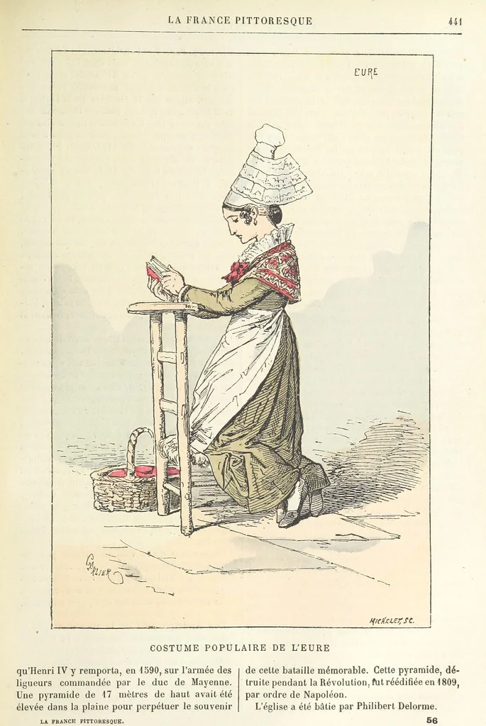An illustration from La France pittoresque, ou description par départements de la France et de ses colonies, 1882, leaf 453